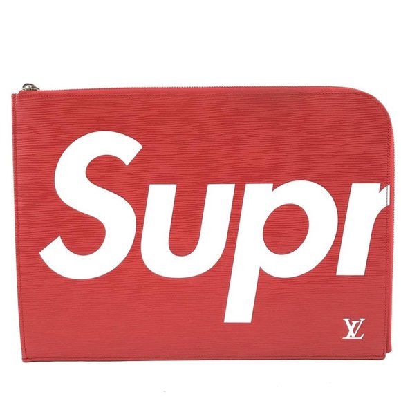 Louis Vuitton x Supreme Portfolio Epi Laptop Bag - Picture 2 of 12